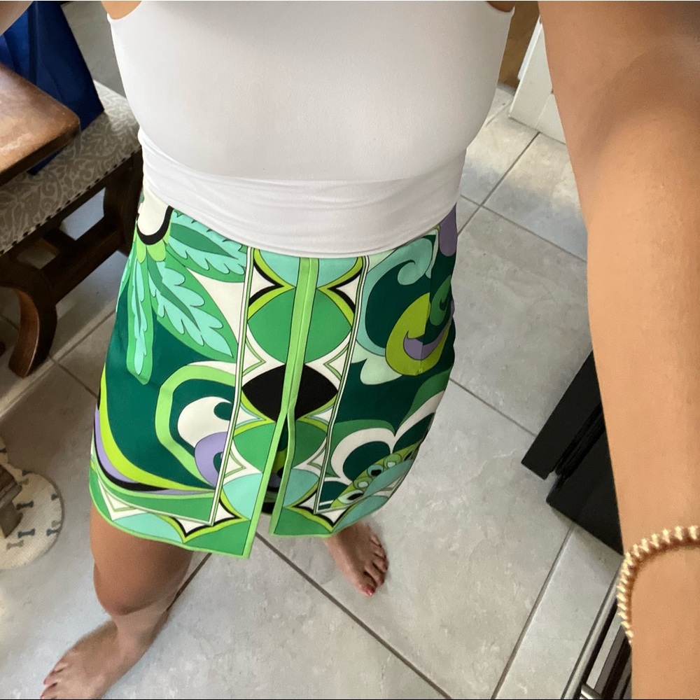 ZARA | short printed skirt